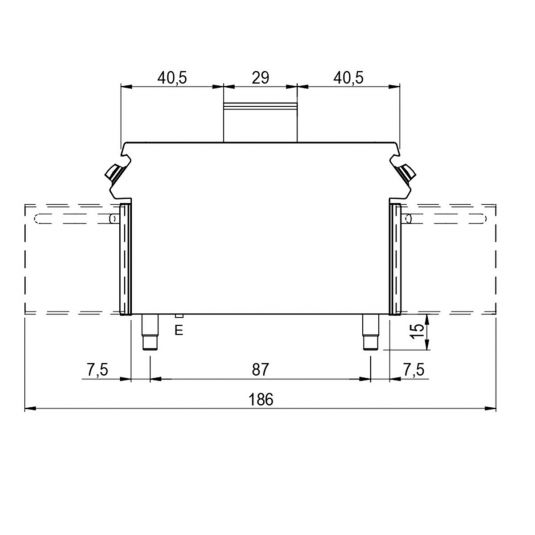 Induktionskochfeld mit 2 Platten auf Unterbau mit Türen | Bedienung beidseitig