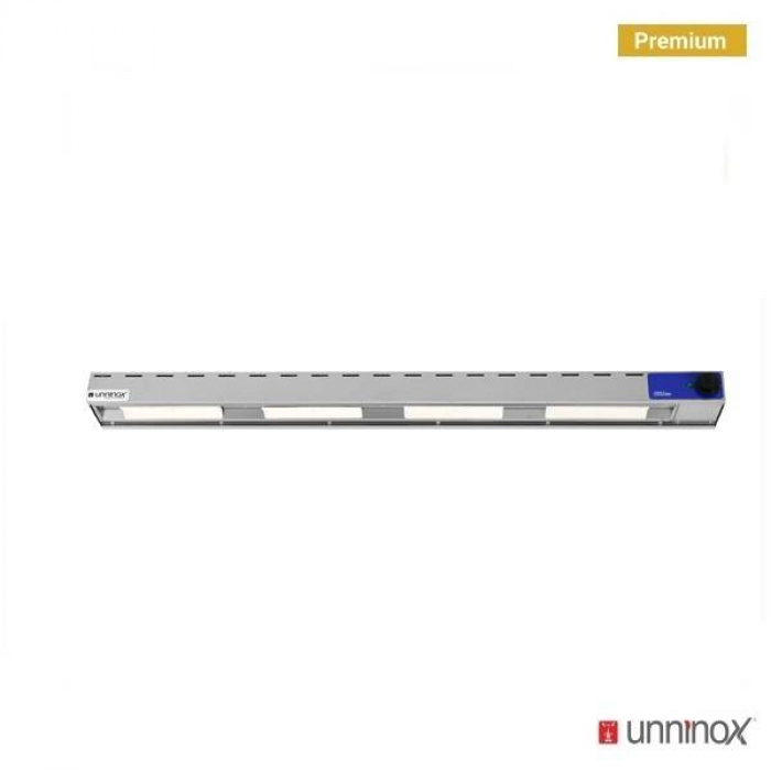 Keramik-Deckenwärmer 2000mm – 5x250W, Edelstahl
