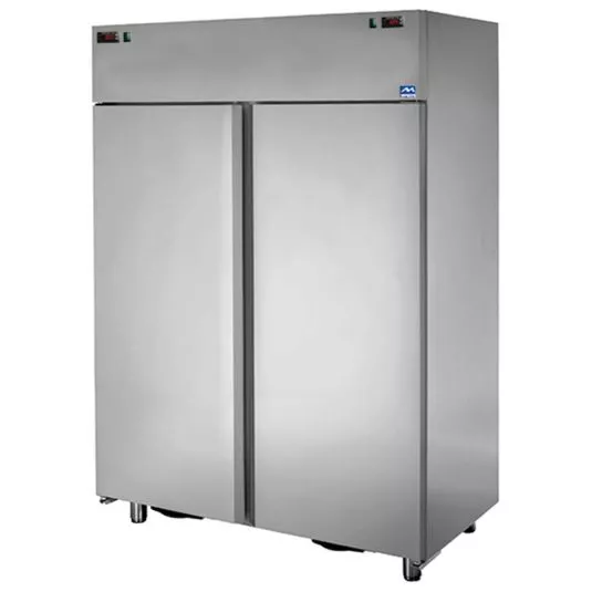 Kühlschrank 600+600 Liter aus Edelstahl