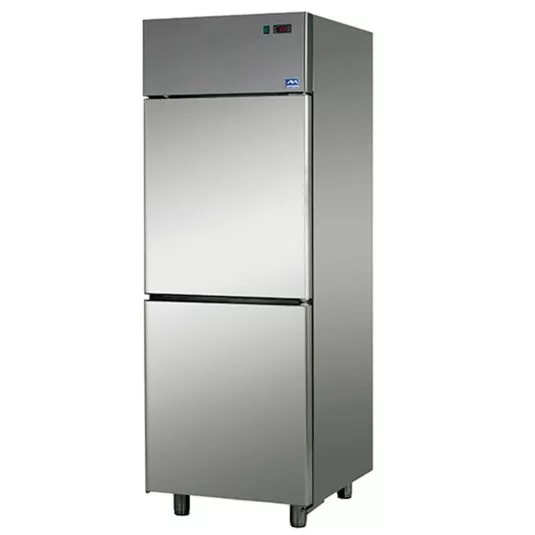 Kühlschrank 600 Liter aus Edelstahl mit 2 Türen