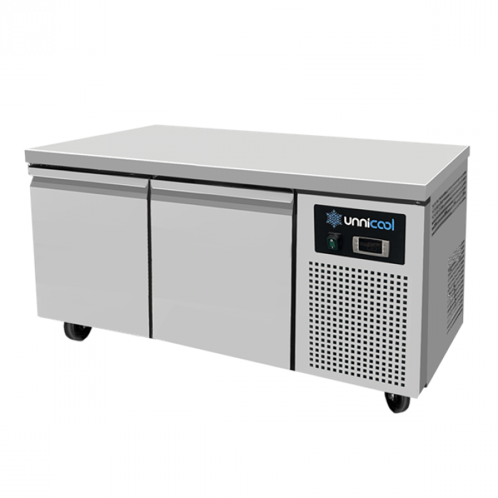 Kühltisch 2 Schubladen 1/1 GN, 180L, Umluft, 1210x700x600mm