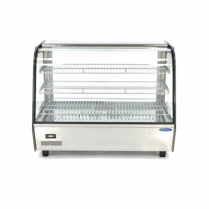 Wärmevitrine - 160 l - 85,6 cm - 3 Regale