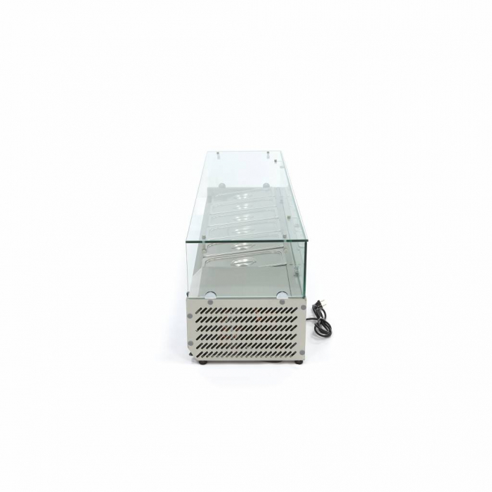 Aufsatzkühlvitrine -Vorbereitung - 150 cm - passt 6 x 1/3 GN
