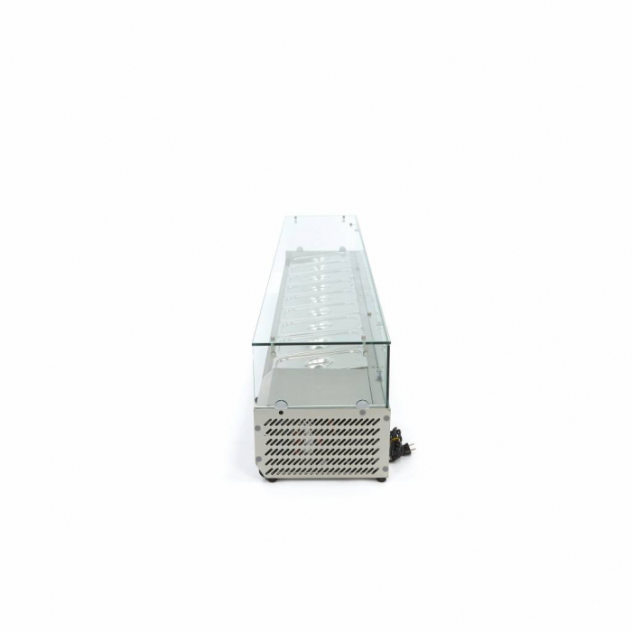 Aufsatzkühlvitrine - 200 cm - Passt 9 x 1/3 GN