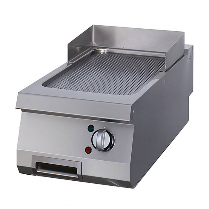 Schwere gerillte Pfanne 70cm tief elektrisch - Einzelgerät - Gastrohot