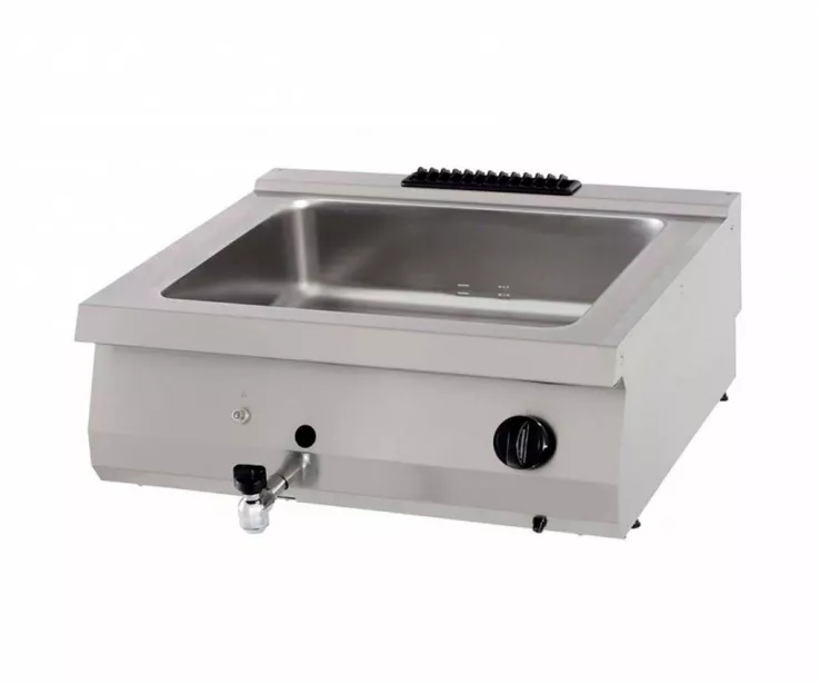 Bain Marie - Doppelgerät - 70cm tief - Gas