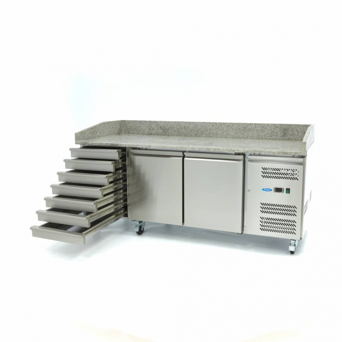 Vorbereitungskühlschrank - passt 5 x 1/6 GN - 7 Schubladen