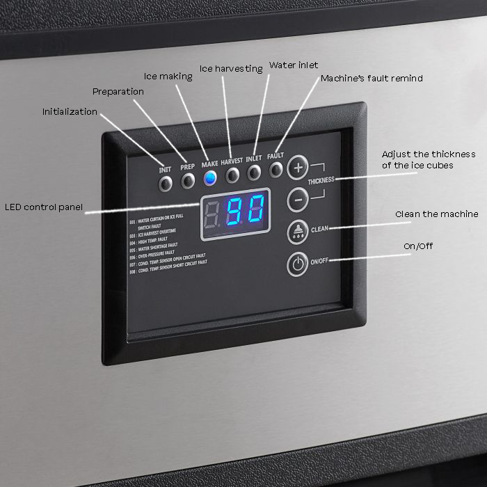 73 kg/24 h Eiswürfelmaschine – Profi-Eisversorgung