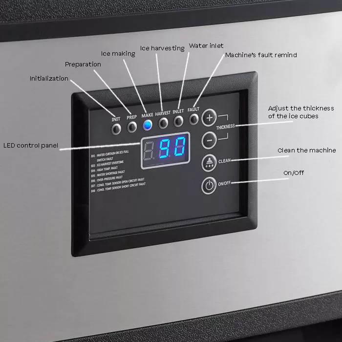73 kg/24 h Eiswürfelmaschine – Profi-Eisversorgung