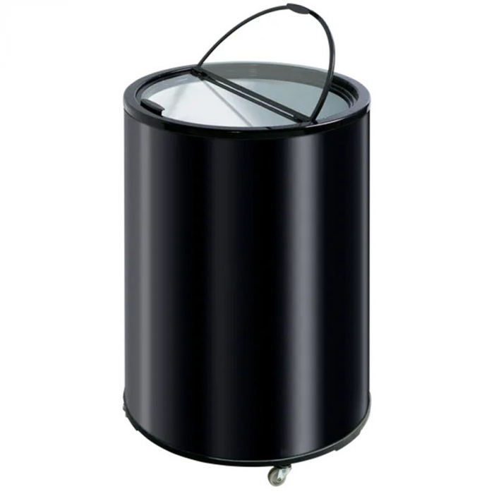 Partykühler Rund 87 Liter | Schwarz