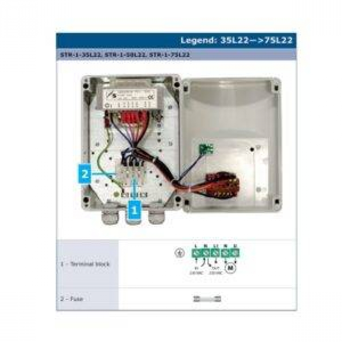 Lüftergeschwindigkeitsregler 230V 7,5A 5-Gang für Ventilatoren