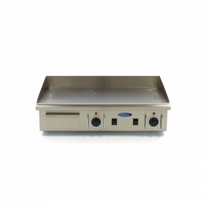 Grillplatte - Glatt - 73 cm - inkl. Tropfschale - 400 V