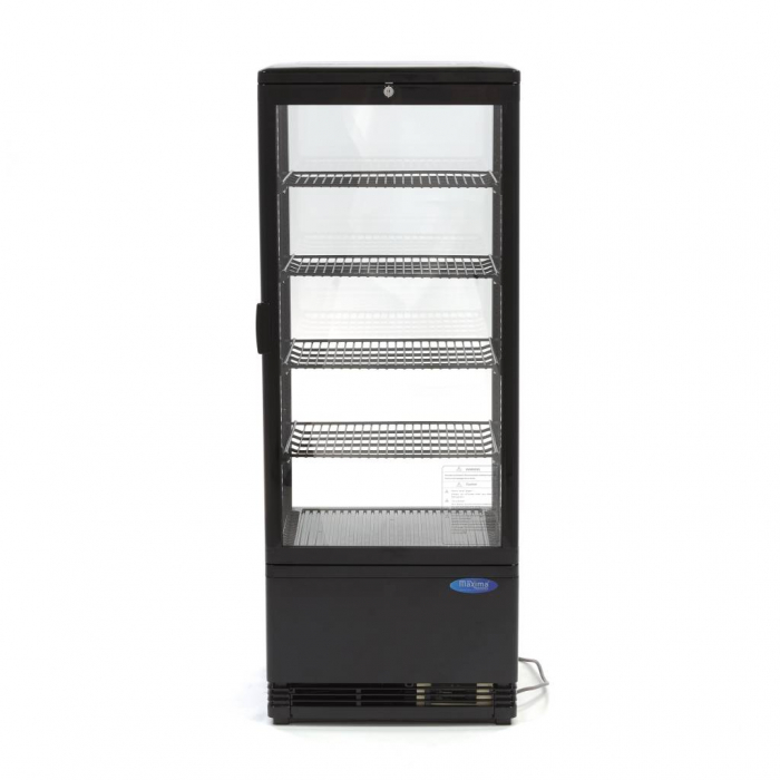 Kühlvitrine - 98 l - 43 cm - Schwarz