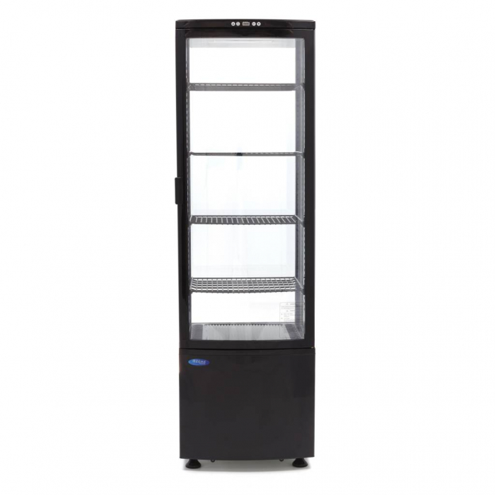 Kühlvitrine - 235 l - 52 cm - Schwarz