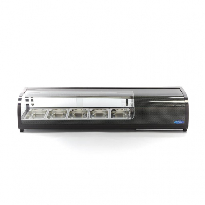 Sushi- und Tapasanzeige - 52L - inkl. 5 x 1/3 GN - Tabletop