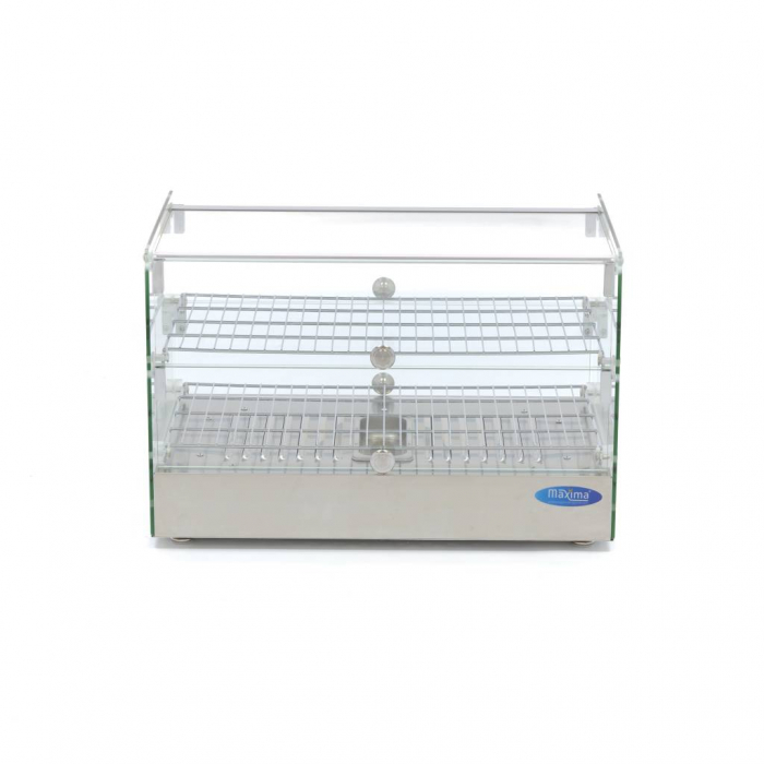 Wärmevitrine - 50 l - 55 cm - 2 Regale