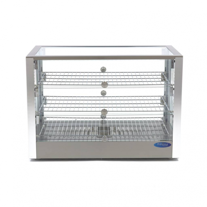 Wärmevitrine - 115 l - 70 cm - 3 Regale
