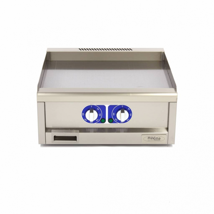 Gewerbegrillplatte - glatt - Doppelgerät - 60 cm tief - elektrisch - 400V