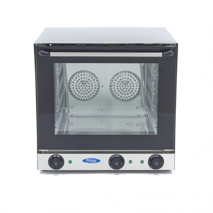 Konvektionsofen - Grill - Passend für 4 Tabletts - Eingebauter Timer - bis zu 300°C