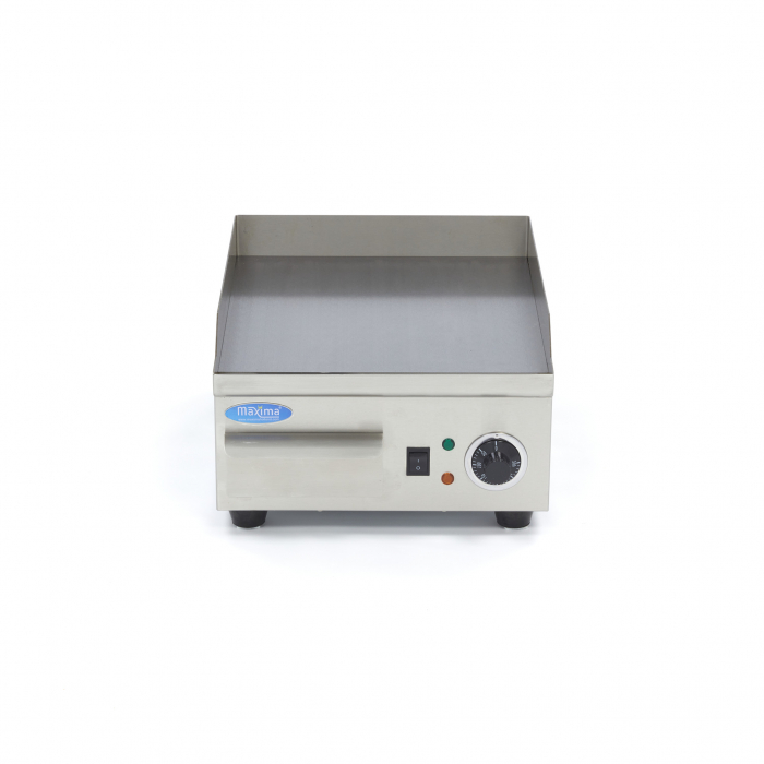 Grillplatte - Glatt - 36cm - inklusive Tropfschale