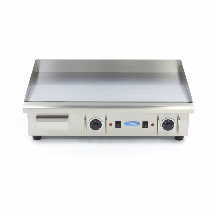 Grillplatte - Glattes Chrom - 73cm - inkl. Tropfschale - 400V