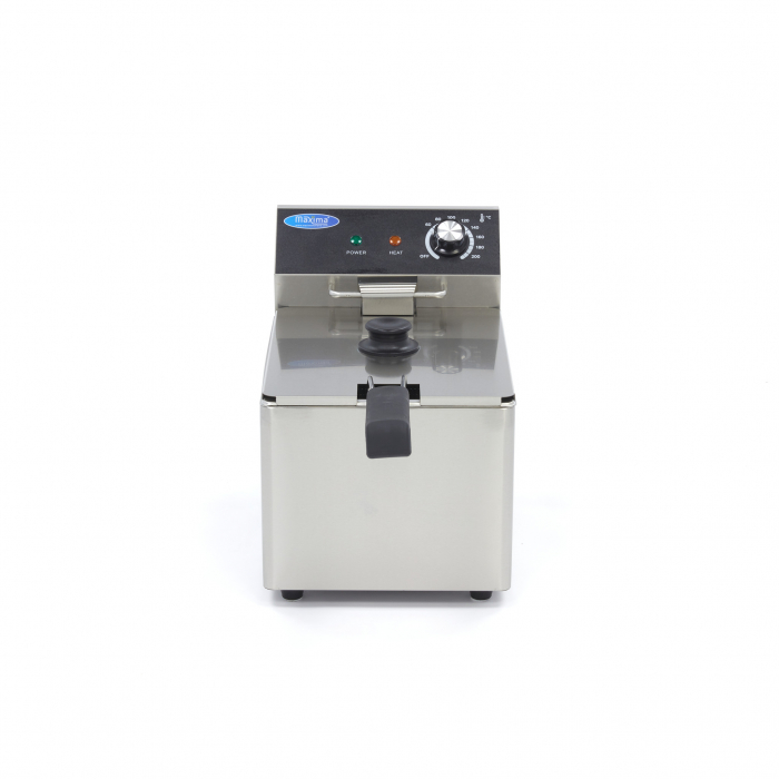 Fritteuse - 8L - 1 Korb - bis zu 1,4 kg Pommes