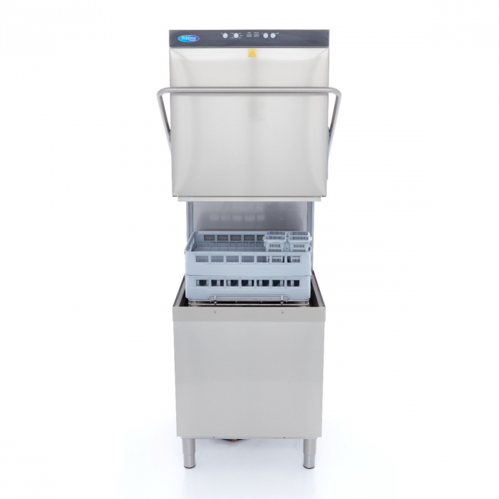 Durchlauf-Geschirrspüler - 50x60cm - Mit Klarspüler- und Seifenpumpen - 400V