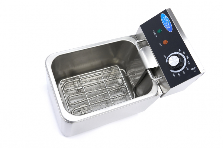 Fritteuse - 4L - 1 Korb - bis zu 0,8 kg Pommes