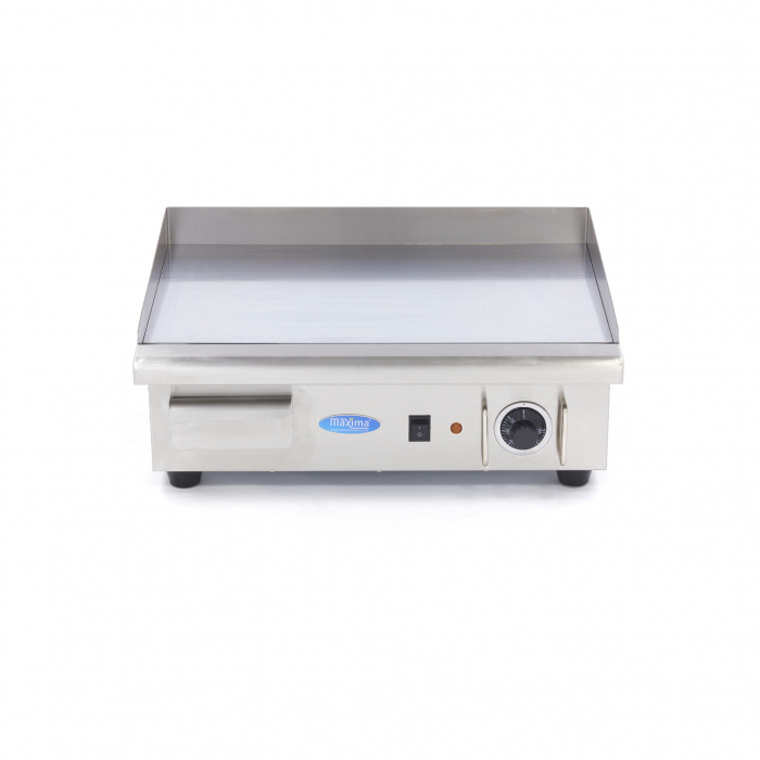 Grillplatte - Glattes Chrom - 55cm - inkl. Tropfschale