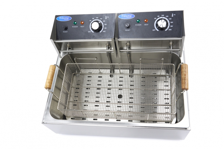 Fritteuse - 15L - 1 Korb - bis zu 3kg Pommes