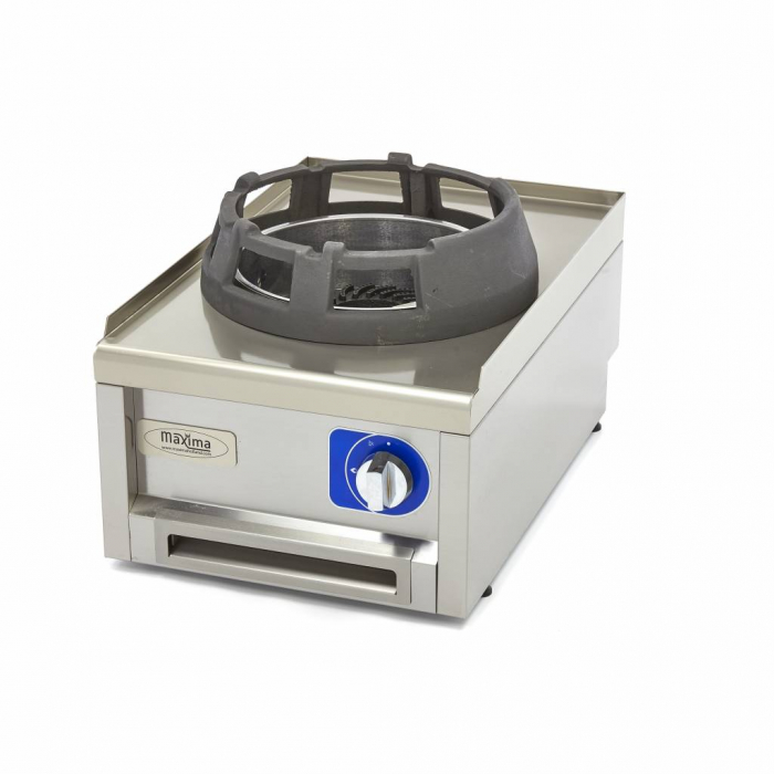 Wok Kocher Ø28cm Kochring 60cm tief Gas - Gastrohot