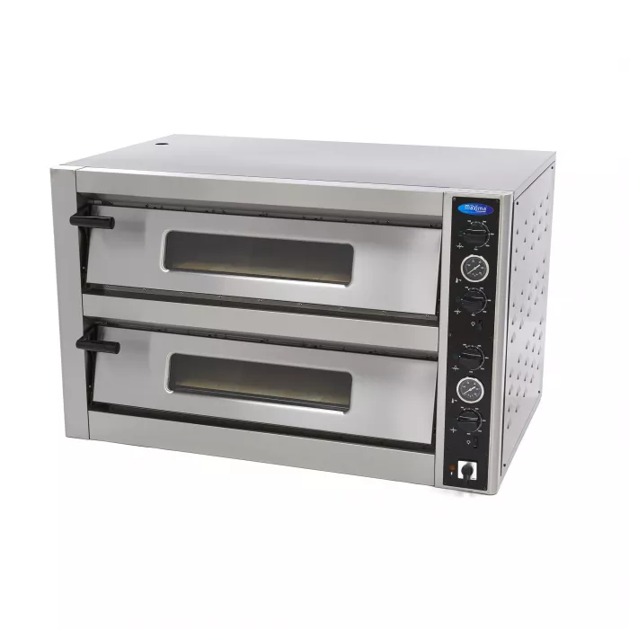 Pizzaofen für 12 x Ø30cm Pizzen Doppeldecker - Gastrohot