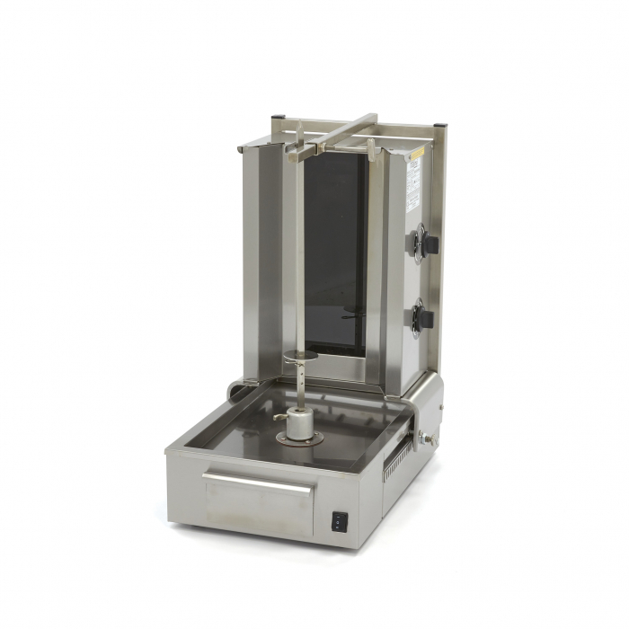 Elektrischer Dönergrill mit 2 Brennern für 20kg Fleisch - Gastrohot