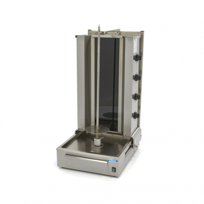 Elektrischer Dönergrill 4 Brenner 70kg Fleisch - Gastrohot