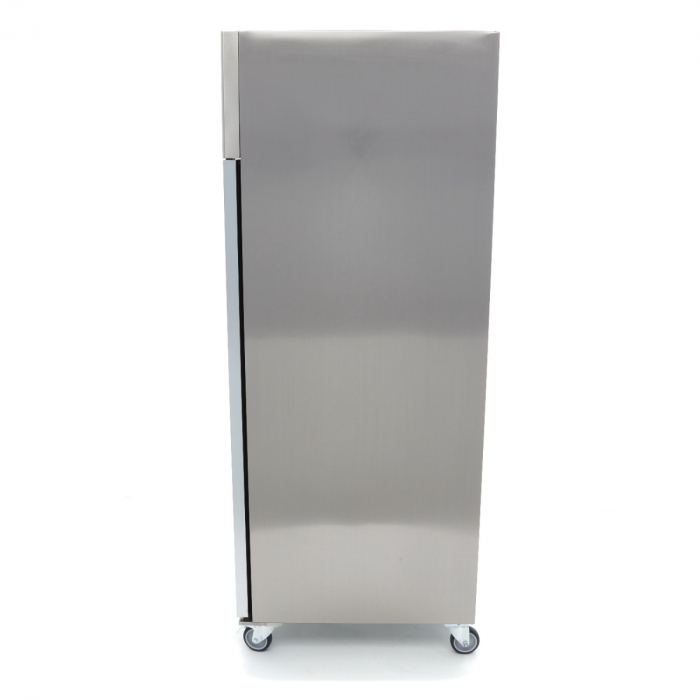 Gastro Kühlschrank - 700 l - 3 Einstellbare Regale (2/1 GN) - Rostfreier Stahl - mit Glastür