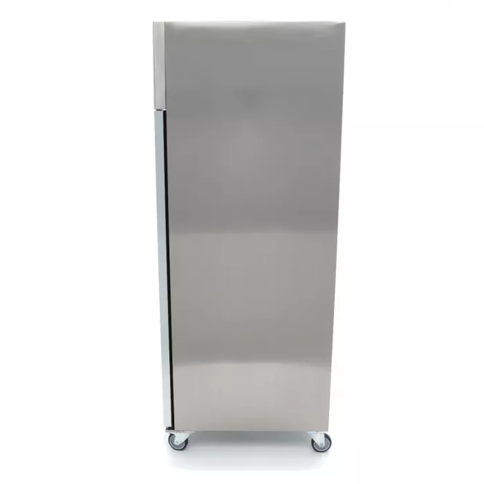 Gastro Kühlschrank - 700 l - 3 Einstellbare Regale (2/1 GN) - Rostfreier Stahl - mit Glastür