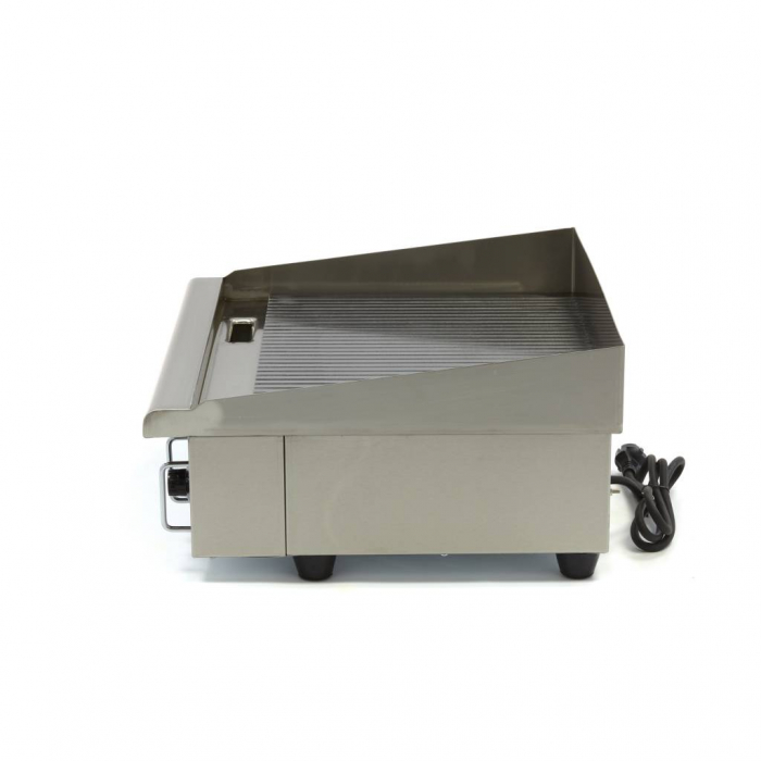 Grillplatte - Gerillt - 55 cm - inkl. Tropfschale