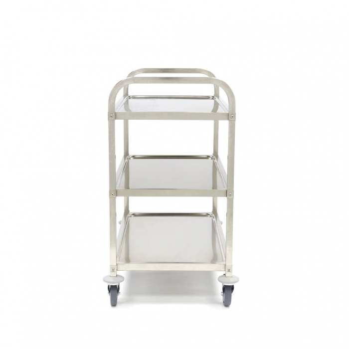 Edelstahl -Servierwagen - 3 Regale