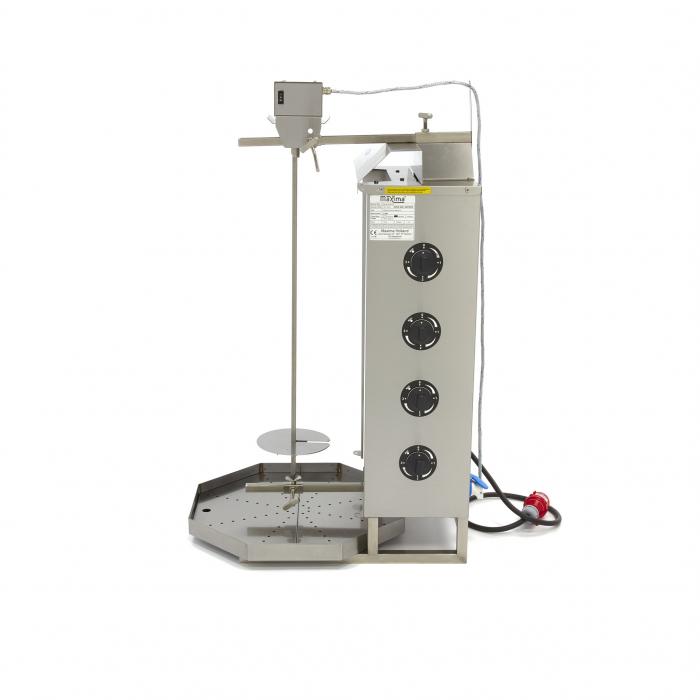 Dönergrill - 4 Brenner - 50 kg Fleisch - Elektrisch
