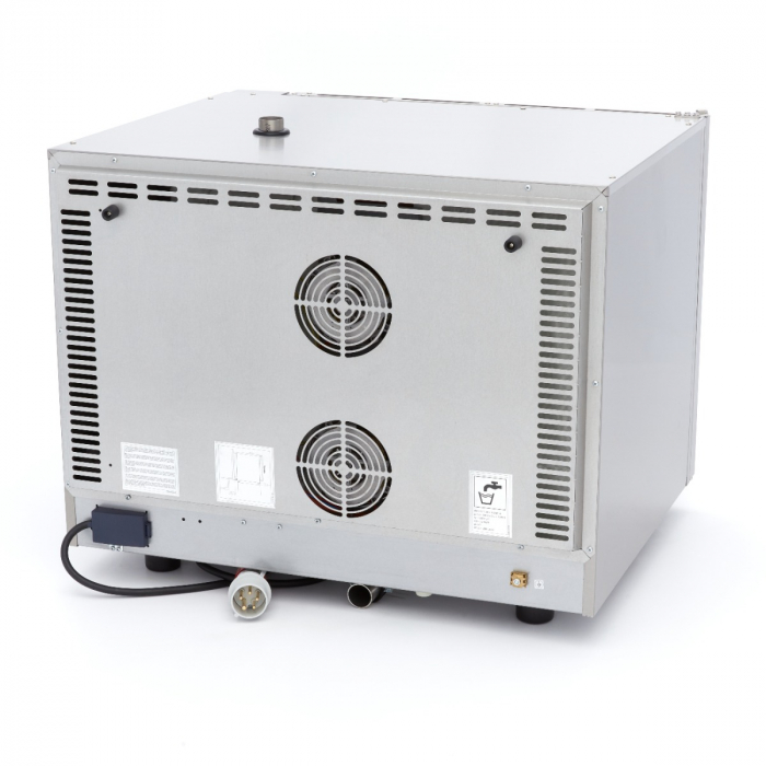 Kombi-Dampfofen - passend für 6 Tabletts (1/1 GN / 60 x 40cm) - Digitale Anzeige - 400V