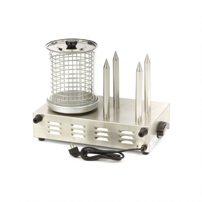 Würstchenwärmer - Ø20 x 24 cm - Spülmaschinenfest - mit 4 Spikes