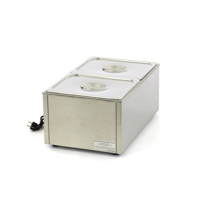Bain Marie - mit Wasserhahn- inkl. 2 x 1/2 GN Set - Elektrisch