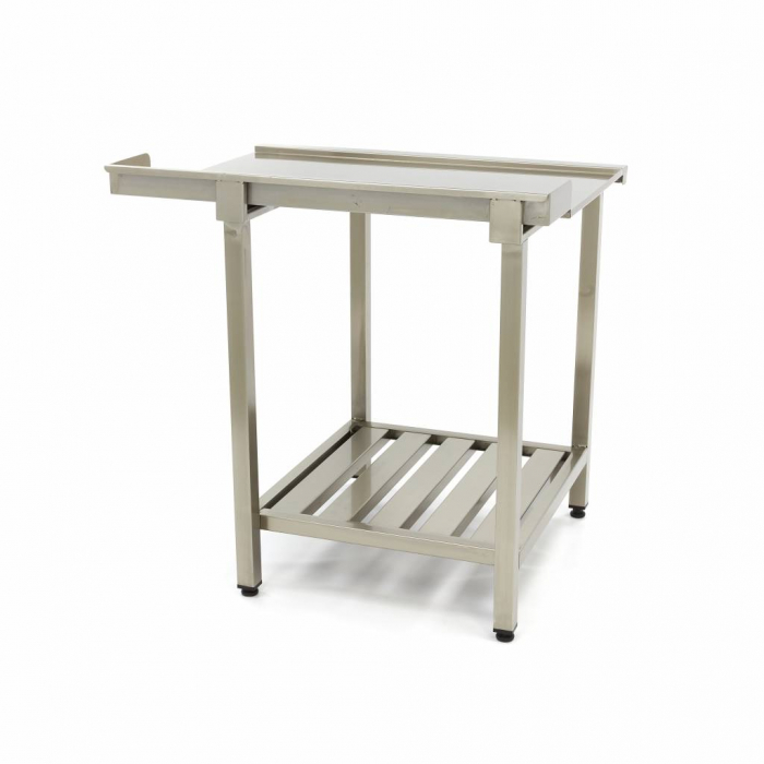 Geschirrspülertisch - 90 x 75cm - Links - mit Spritzschutz und Ablagefläche