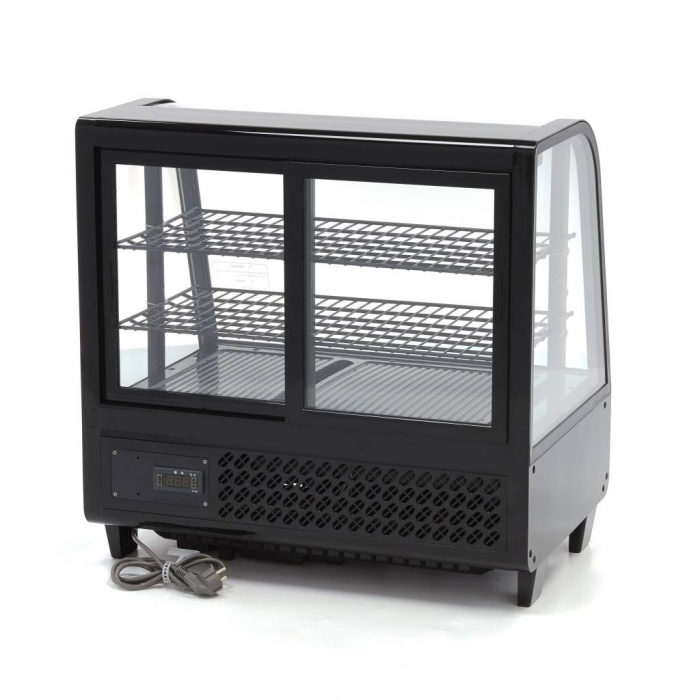 Glastürkühlschränke - 100 l - 68 cm - Hintere Schiebetür