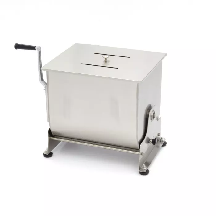 Fleischmischer - 40L - 35kg Fleisch - Kippbarer Schüssel - Manuell