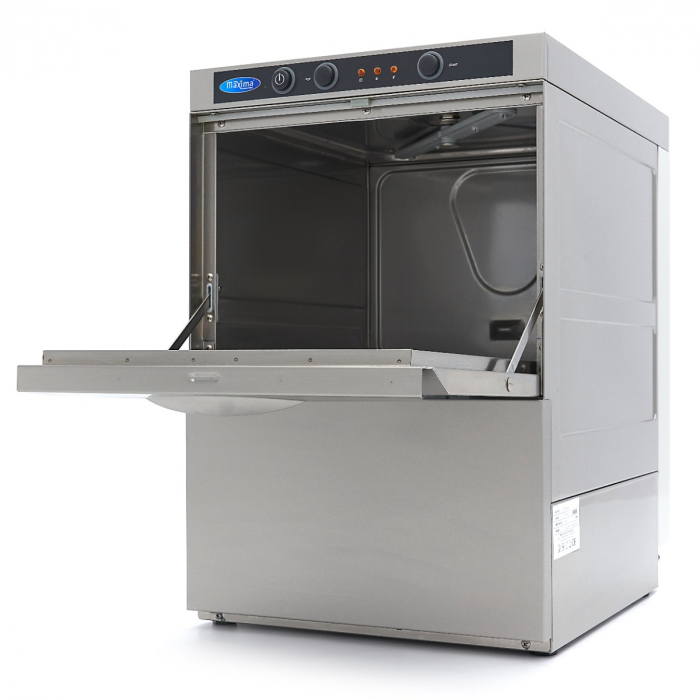 Glaswaschmaschine - 35 x 35cm - mit Abfluss, Klarspüler und Seifenpumpe