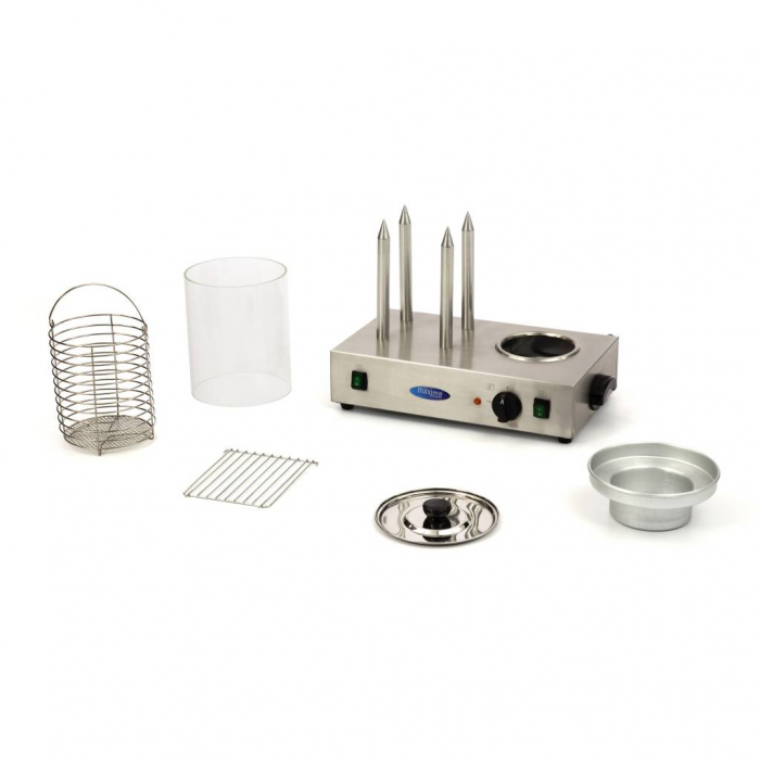 Würstchenwärmer - Ø20 x 24 cm - Spülmaschinenfest - mit 4 Spikes