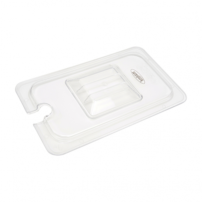 Gastronorm-Deckel - 1/6 GN - Polycarbonat - mit Vertiefung