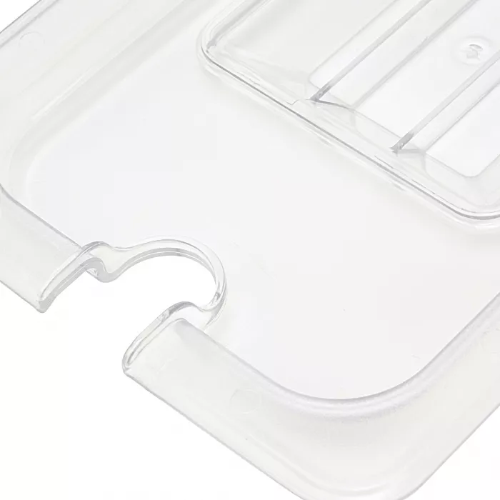 Gastronorm-Deckel - 1/6 GN - Polycarbonat - mit Vertiefung