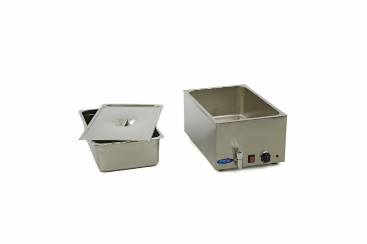 Bain Marie - mit Wasserhahn - inkl. 1/1 GN Set - Elektrisch